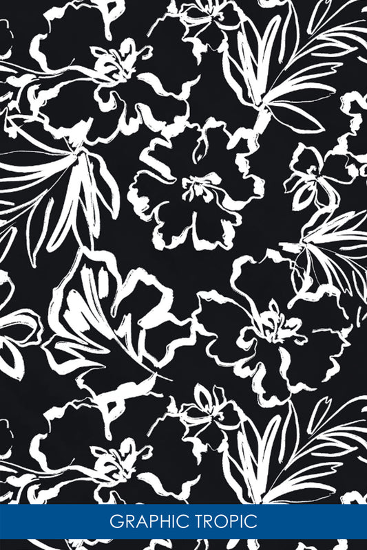 Print Capris | Graphic Tropic CW14
