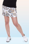 Q-Skirt Print | Brown Sugar Paisley CW3 - Leonlevin