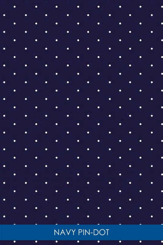 Print Capris | Navy Pin-Dot CW4
