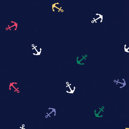 Q-Skirt Print | Cape May Multi Anchor CW6 - Leonlevin