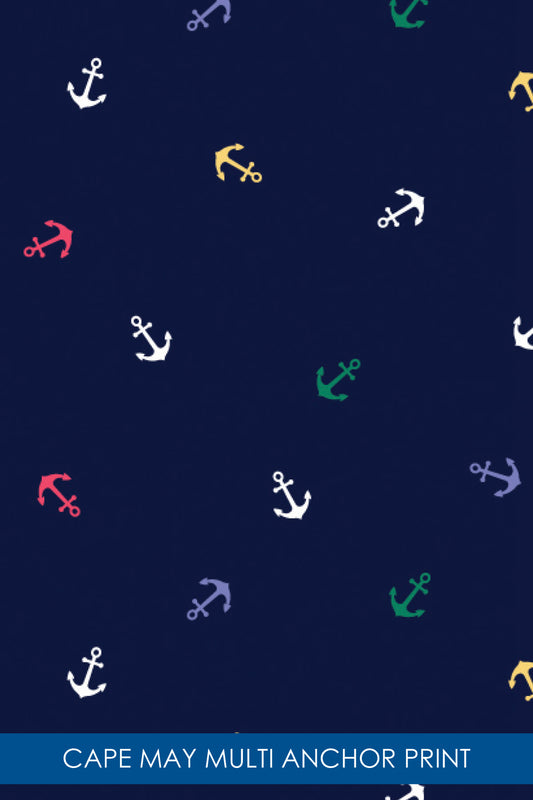 Q-Skirt Print | Cape May Multi Anchor CW6 - Leonlevin