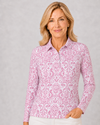 Long Sleeve Print Polo/  Crazy Eights 81C