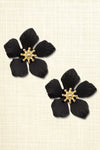 Gold Accent Floral Earrings
