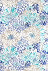 Short Sleeve Print Polo/ Floral Garden 79B
