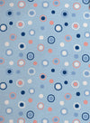 Three Quarter Sleeve Print Polo/ Graduation Day 83B