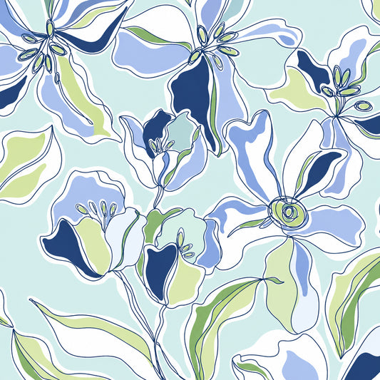 Short Sleeve Print Polo | In Bloom 86A 