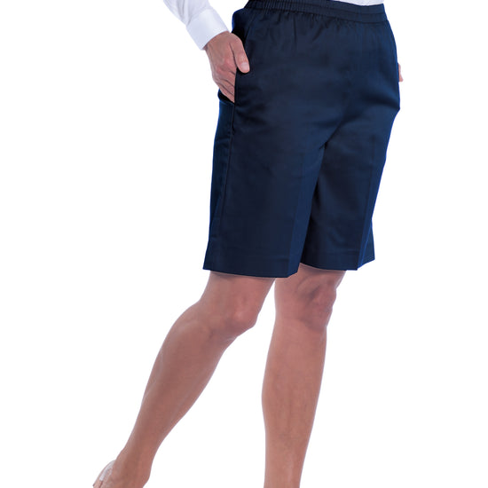 Stretch Twill Walking Short | Navy E76 - Leonlevin