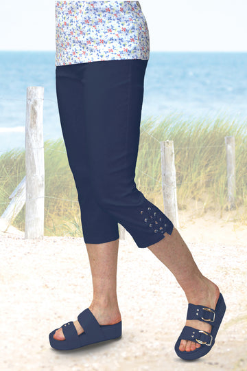 Cross Tie Capri | Navy E76 - Leonlevin