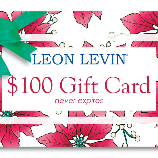 LEON LEVIN 100 Gift Card HOLIDAY.jpg__PID:fd82699f-c6ad-4bf8-88f5-55f1fa05a465