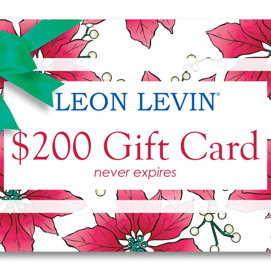 LEON LEVIN 200 Gift Card HOLIDAY.jpg__PID:c6ad9bf8-08f5-45f1-ba05-a465cc10c0c9
