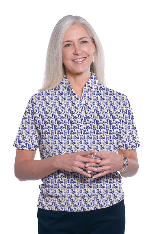 Short Sleeve Print Polo | Sweet Something 80D