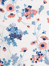 Three Quarter Sleeve Print Polo/ Sandal Time 83C