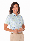 Short Sleeve Print Polo | In Bloom 86A 