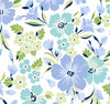 Short Sleeve Print Polo | Sea Holly 86C