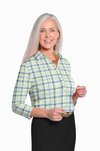 Three Quarter Sleeve Print Polo | Picnic Time 85A