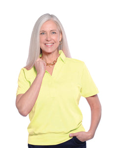 Banded Bottom Solid Polo</br>Sundance 30B - Leonlevin
