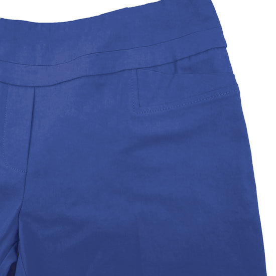 Comfort Stretch Ankle Pant | Blue Hawaii S70 - Leonlevin