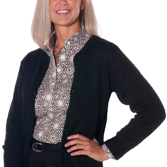 America's Favorite Cardigan Black 090 - Leonlevin