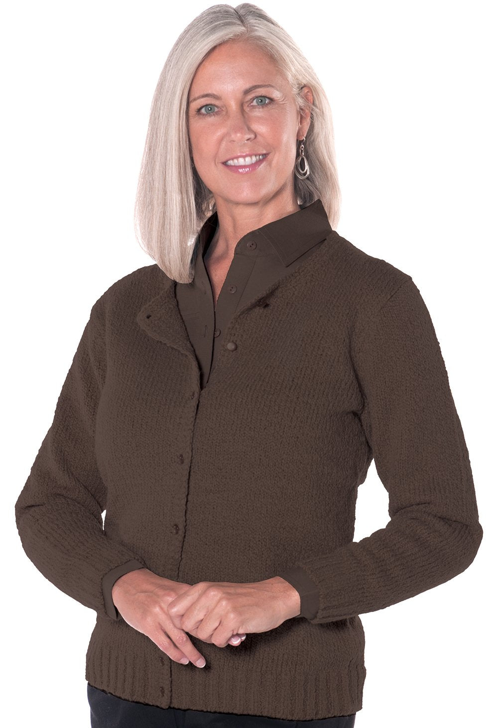 America's Favorite Cardigan Tobacco 31P - Leonlevin