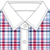 Three Quarter Sleeve Print Polo | Flying Colors 56A - Leonlevin