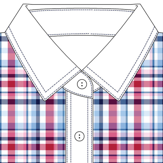 PETITE Short Sleeve Print Polo | Flying Colors 56A - Leonlevin