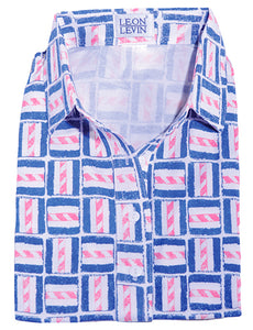 Sleeveless Print Ladies Polo Shirt</br>Hey Sailor 09U - Leonlevin